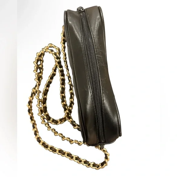 Jennifer Moore quilted bag with gold chain strap vintage EUC - Picture 4 of 7